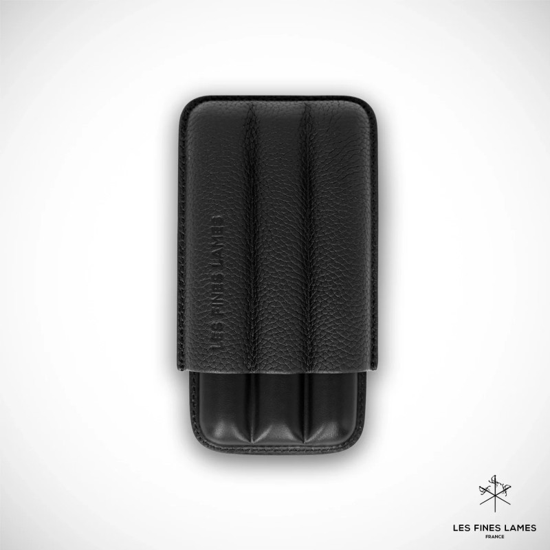 CIGAR CASE BLACK 3 ΠΟΥΡΩΝ LES FINES LAMES CIGAR CASE BLACK 3 ΠΟΥΡΩΝ LES FINES LAMES