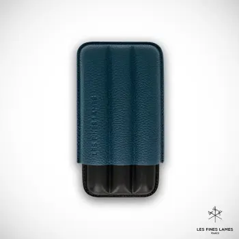 CIGAR CASE BLUE 3 ΠΟΥΡΩΝ LES FINES LAMES