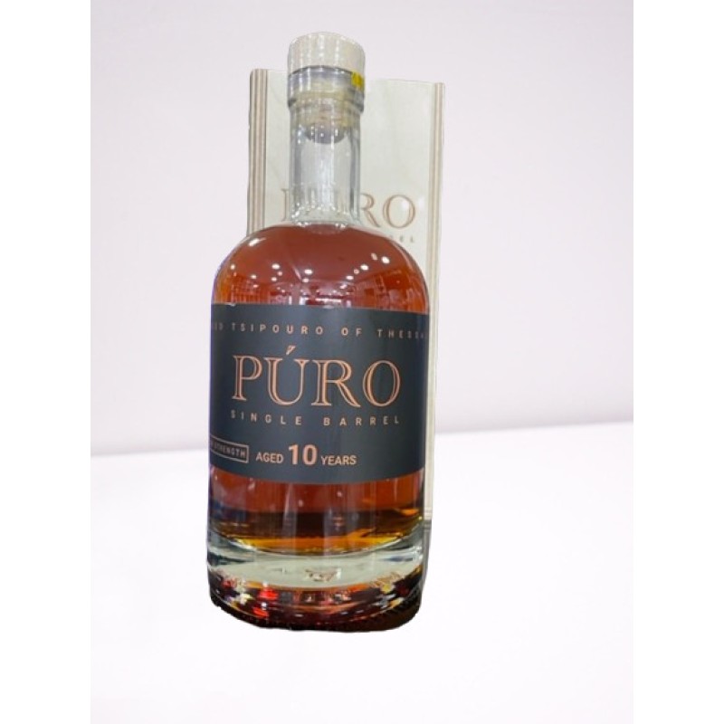 PURO ΚΑΡΑΘΑΝΟΣ 10YO SINGLE BARREL 500ML PURO ΚΑΡΑΘΑΝΟΣ 10YO SINGLE BARREL 500ML