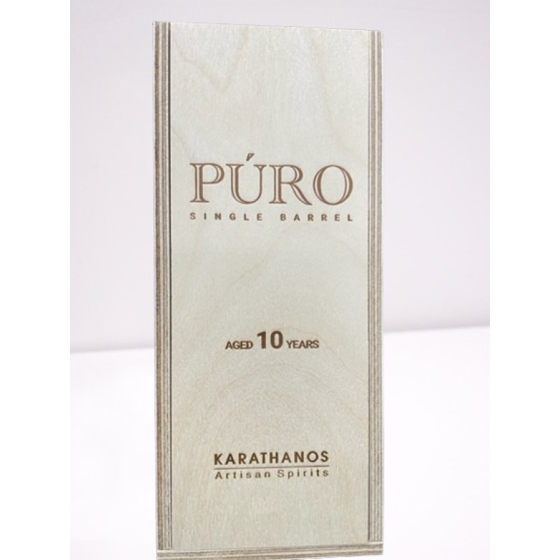 PURO ΚΑΡΑΘΑΝΟΣ 10YO SINGLE BARREL 500ML PURO ΚΑΡΑΘΑΝΟΣ 10YO SINGLE BARREL 500ML