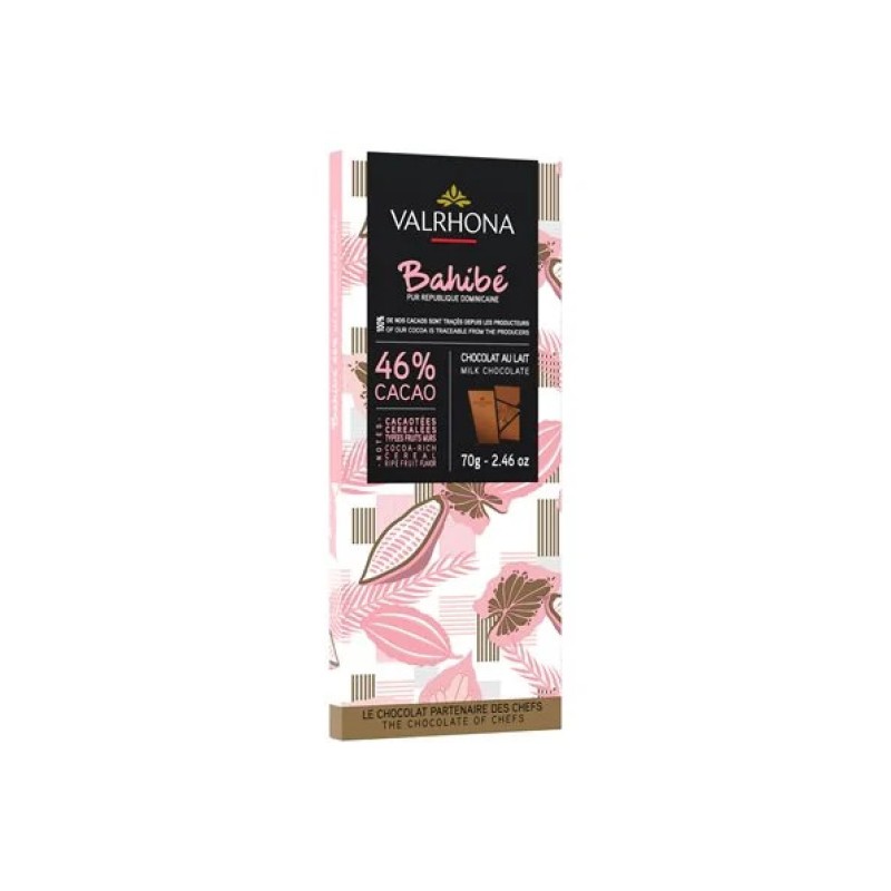 VALHONA BAHIBE 70GR 46% CACAO