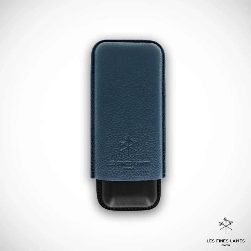 CIGAR CASE Blue 2 ΠΟΥΡΩΝ LES FINES LAMES CIGAR CASE Blue 2 ΠΟΥΡΩΝ LES FINES LAMES