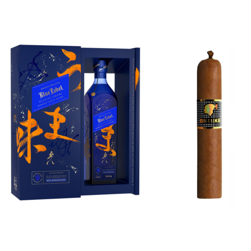 Johnnie Walker Blue Label Umami & Cohiba BHK 52 Set Johnnie Walker Blue Label Umami & Cohiba BHK 52 Set