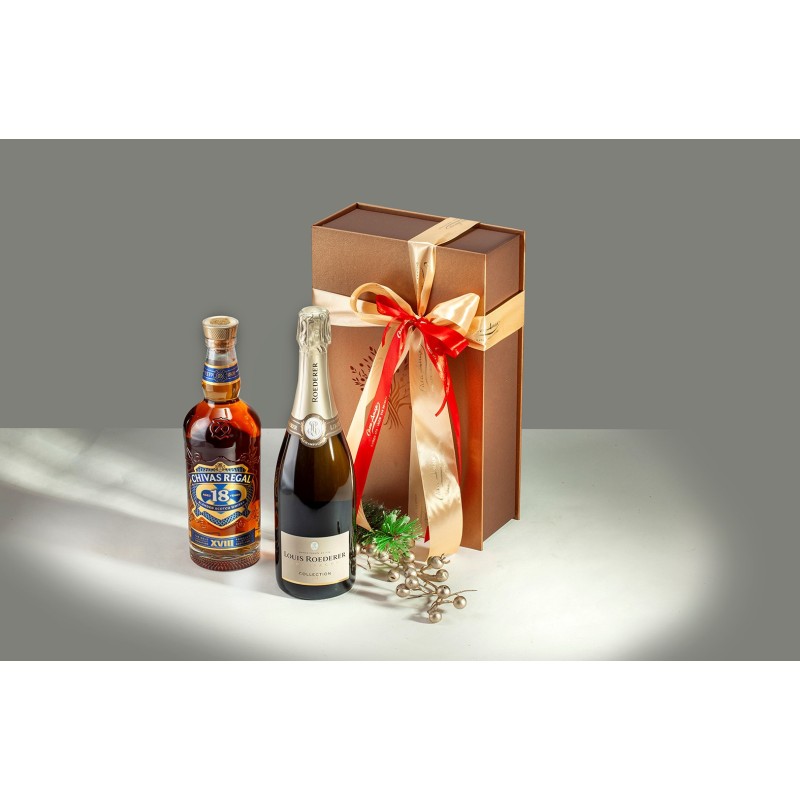 WHISKY CHAMPAGNE GIFT BOX