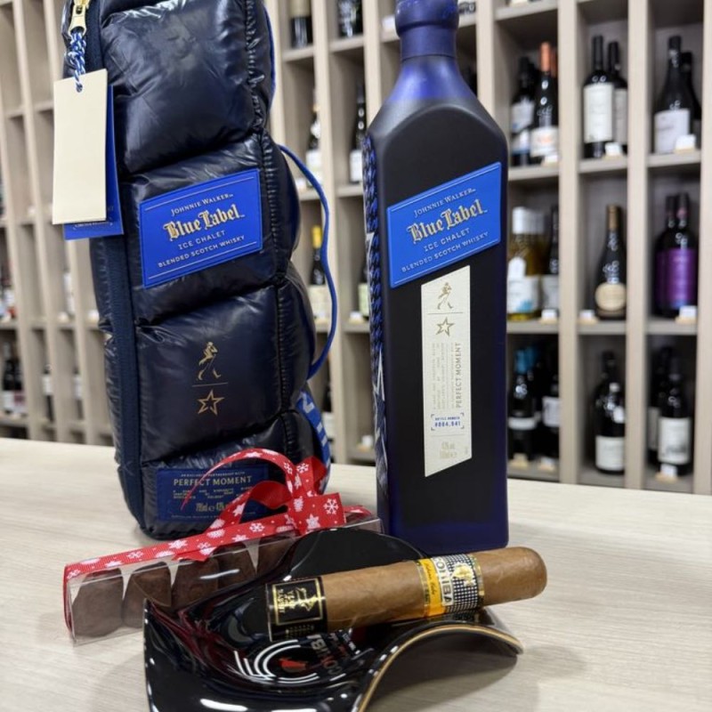 Blue Label Ice Chalet & Cohiba Set Blue Label Ice Chalet & Cohiba Set