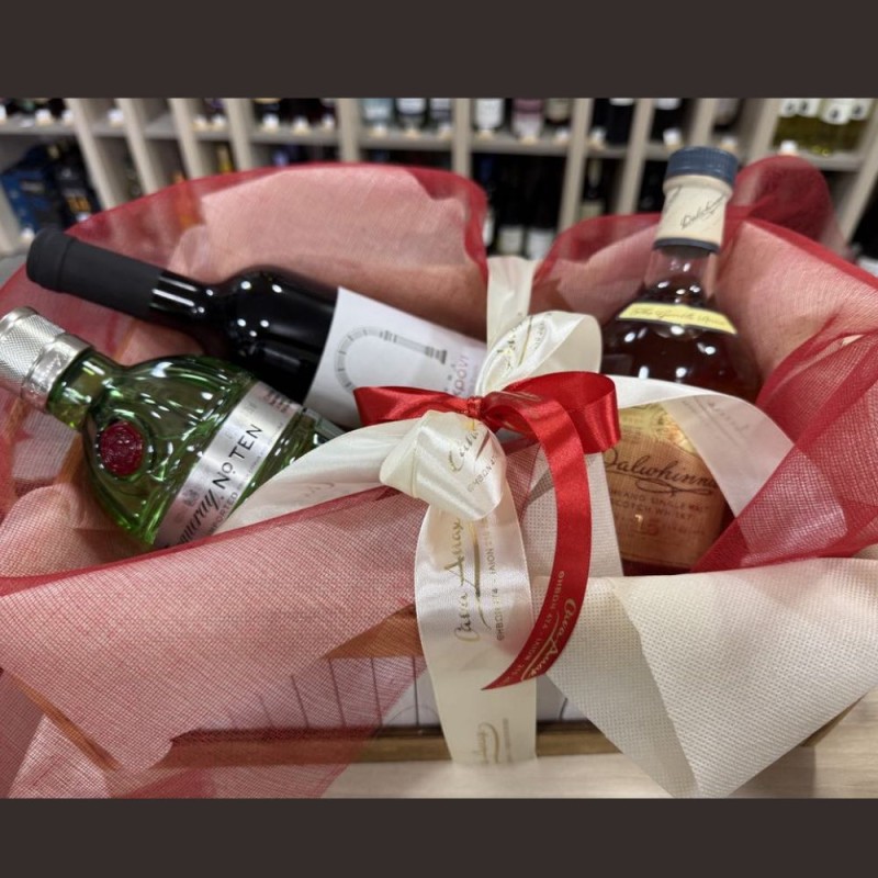 Xmas Drinks in a Basket Xmas Drinks in a Basket