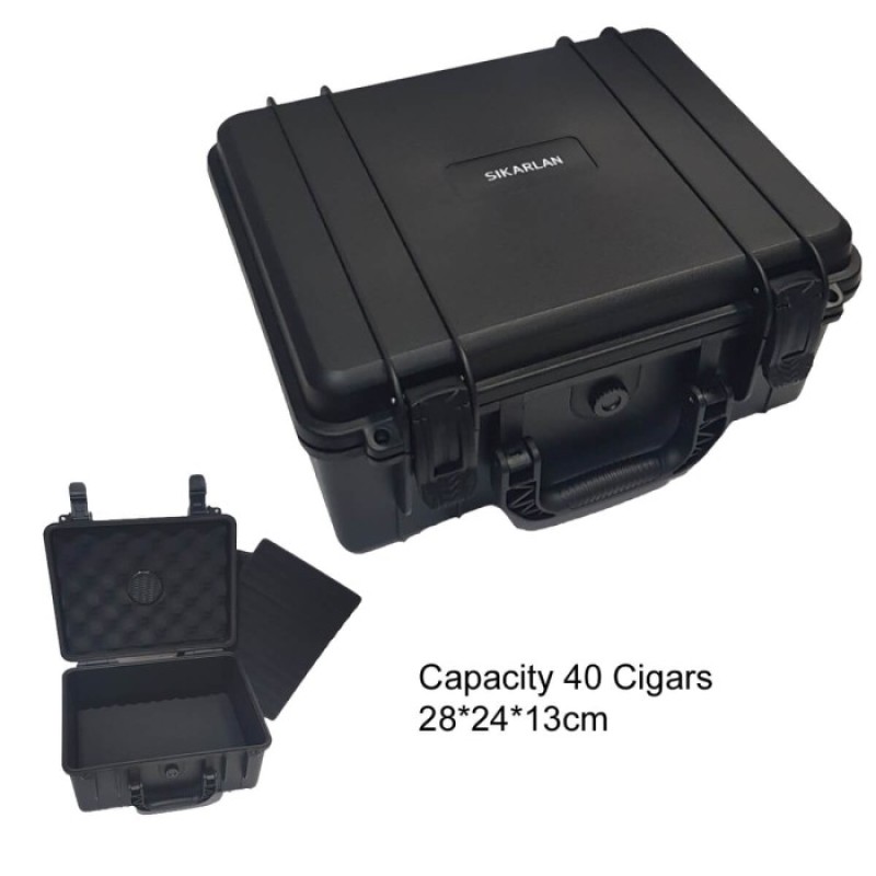 TRAVEL HUMIDOR BLACK TRAVEL HUMIDOR BLACK