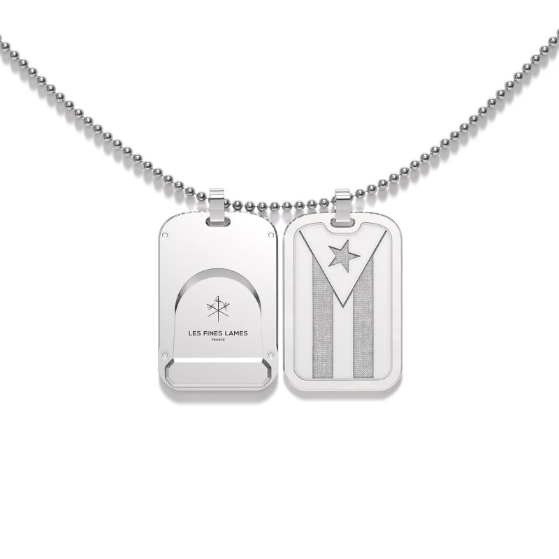 LE TAG FLAG CUBA SILVER LE TAG FLAG CUBA SILVER