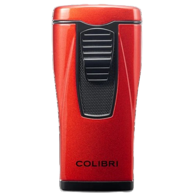 Colibri Monaco Metallic Red Αναπτήρας Πούρων Τριπλής Jet Φλόγας