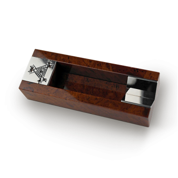 MONTECRISTO ASHTRAY OBSIDIAN STONE 1 CIGAR