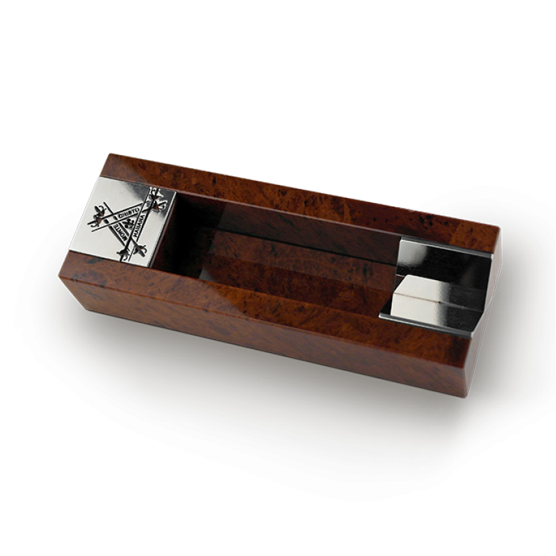 MONTECRISTO ASHTRAY OBSIDIAN STONE 1 CIGAR