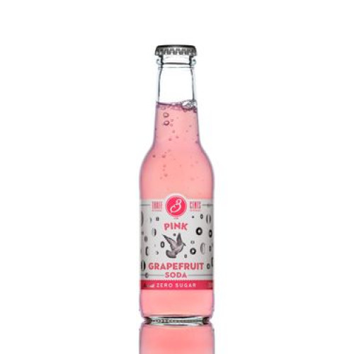 Soda Pink Grapefruit Zero Three Cents 200ml