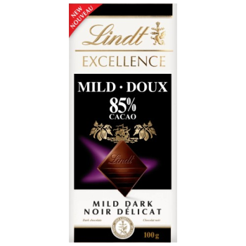 LINDT ΣΟΚΟΛΑΤΑ 85% ΚΑΚΑΟ 100GR LINDT ΣΟΚΟΛΑΤΑ 85% ΚΑΚΑΟ 100GR