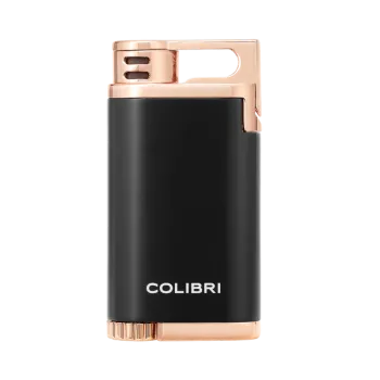 Colibri Belmont Black & Rose – Αναπτήρας Πούρων Μονής Jet Φλόγας με Ματ Φινίρισμα