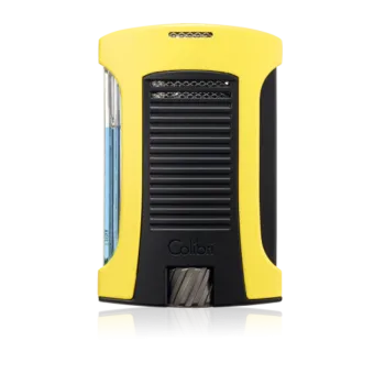 Colibri Daytona Black & Yellow – Αναπτήρας Πούρων Μονής Jet Φλόγας Αγωνιστικής Έμπνευσης