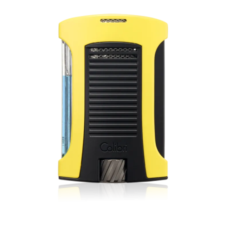 Colibri Daytona Black & Yellow Αναπτήρας Πούρων Μονής Jet Φλόγας XL