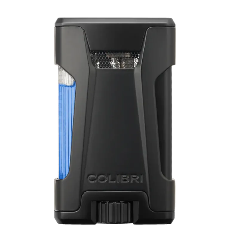 Colibri Rebel Black & Black – Αναπτήρας Πούρων Διπλής Jet Φλόγας Αγωνιστικού Σχεδιασμού