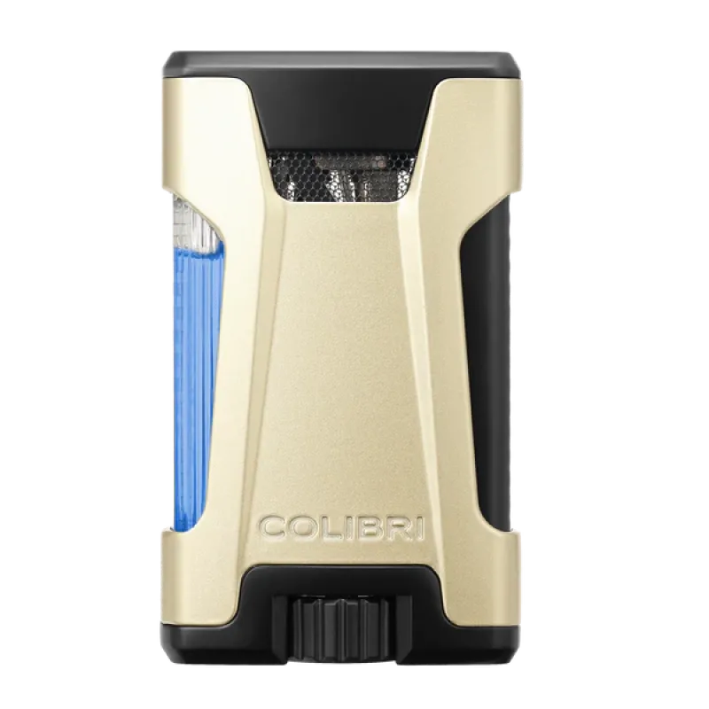 Colibri Rebel Gold & Black – Αναπτήρας Πούρων Διπλής Jet Φλόγας Αγωνιστικού Σχεδιασμού
