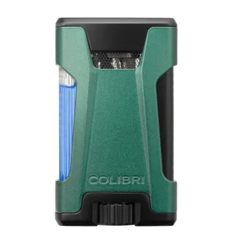 Colibri Rebel Green & Black – Αναπτήρας Πούρων Διπλής Jet Φλόγας Αγωνιστικού Σχεδιασμού