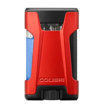 Colibri Rebel Red & Black – Αναπτήρας Πούρων Διπλής Jet Φλόγας Αγωνιστικού Σχεδιασμού