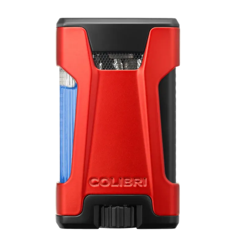 Colibri Rebel Red & Black – Αναπτήρας Πούρων Διπλής Jet Φλόγας Αγωνιστικού Σχεδιασμού