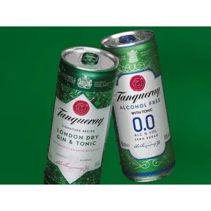 TANQUERAY 0% ALCOHOL 250ML CAN TANQUERAY 0% ALCOHOL 250ML CAN