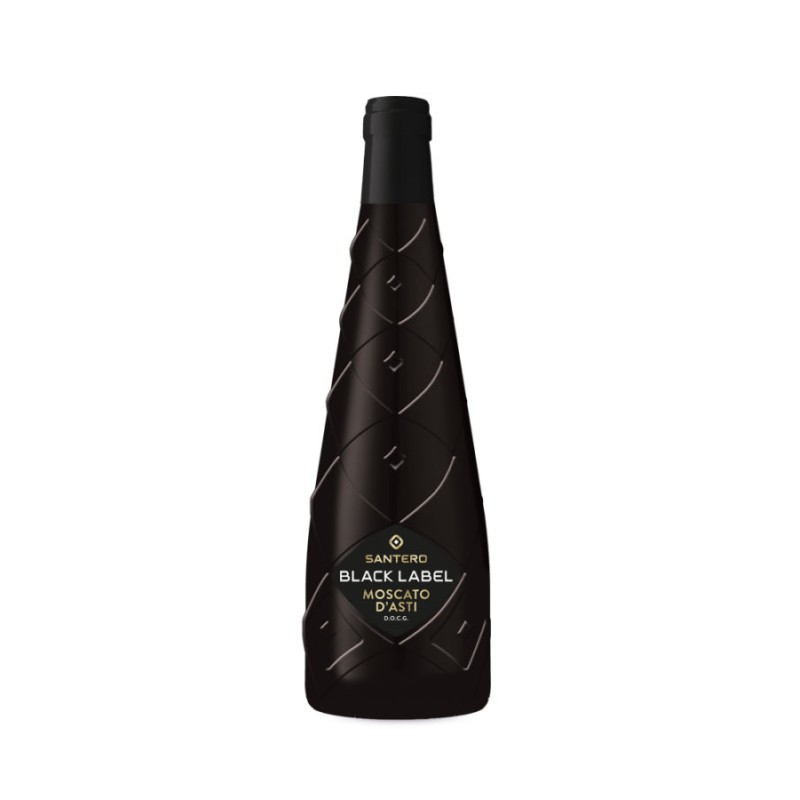 SANTERO MOSCATO D'ASTI BLACK LABEL 750ML SANTERO MOSCATO D'ASTI BLACK LABEL 750ML
