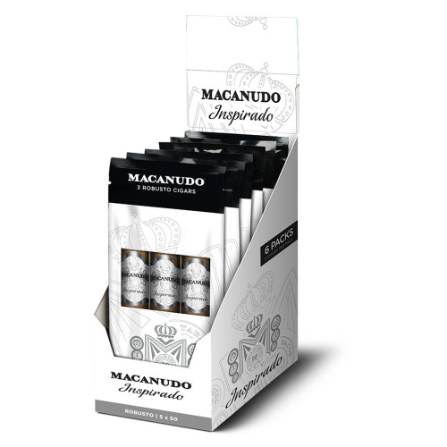 MACANUDO ISPIRADO WHITE ROBUSTO 3STICKS PACK