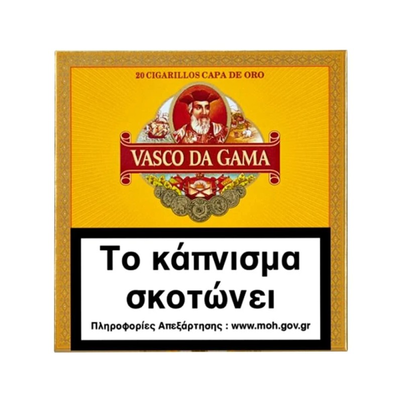 VASCO DA GAMA CIGARILLOS 20 CAPA DE ORO VASCO DA GAMA CIGARILLOS 20 CAPA DE ORO