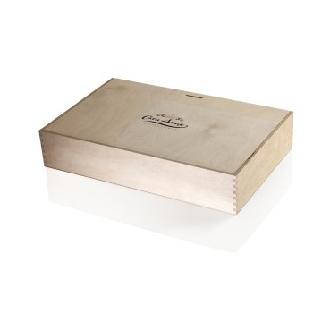 Ξύλινο κουτί έξι φιαλών